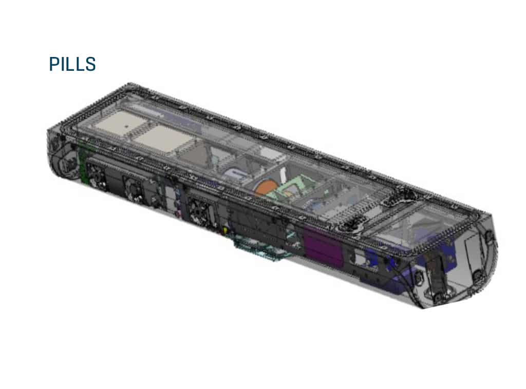 bathymetric lidar module - Arete PILLS